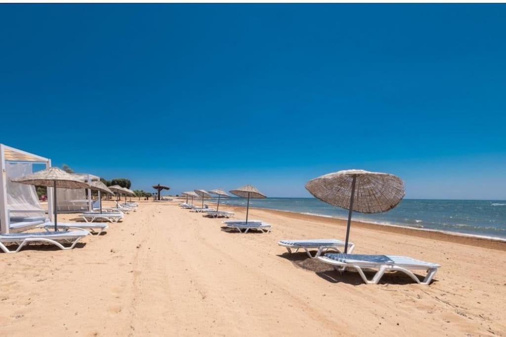 Large Super Lux Apartment In Thalassa Beach Resort Vokolidha Kültér fotó
